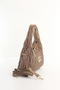 Gathered Pleated Baguette Cross, Shoulder Bag Width: 26cm Length: 16cm Bottom: 8cm - 2