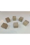مكعبات خشبية 5x5x5 سم للعب والديكور - 6 قطع - 3