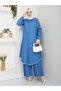 Thin Denim Fabric Buttoned Comfortable Fit Bottom Top New Season Women's Suit 032 - 3