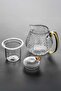 Modern Glass Teapot 550 ml - Heat Resistant, Tea Enjoyment with Glass Strainer and Gold Handle - 6