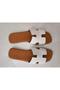 Women's Leather Slippers Non-Slip Sole Soft Wearable - 4