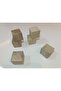 مكعبات خشبية 5x5x5 سم للعب والديكور - 6 قطع - 4