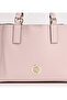Pink Solid Handheld Bag - 4