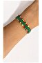 Bensei̇ Miyuki Beaded, Green Loom Woven Bracelet - 3