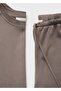 Carbonized Cotton Sweatshirt, Ribbed Rib Cuffs - 5