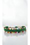 Bensei̇ Miyuki Beaded, Green Loom Woven Bracelet - 2