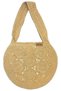 Hand Knitted Beige Women's Shoulder Bag 32X37 - 2