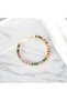 Colorful Baguette Stone Waterway Women's Steel Bracelet – Tarnish-Free Zircon Detail - 6