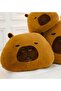لعبة قطيفة على شكل رأس كابيبارا مزخرفة - 3