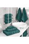 6-Piece Cotton Towels Premium Quality 600 GSM Super Soft Bath Towels - Teal - 4
