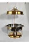 Gold Decal Stainless Steel Chafing Dish with Hook - 8