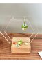 Green Enamel Heart Detail Multiple Charm Earrings Summer Earrings - 2