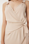 Women's Beige Strap Summer Mini Ayrobin Dress Gx00008 - 6