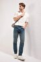 Lacivert Essential Eskitme Yıkamalı Jeans Kot Pantolon TMNAW23JE00104 - 2
