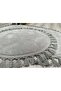 My Evilla Modern Simirna Decorative Plush Oval Pompom Fringed Toilet Seat Set - 2