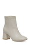 21K-256 3PR Beige Women's Heeled Boots - 2