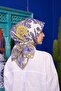 Thin Cotton Elegant Patterned Scarf - 2