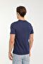 M-Sn220 Bsc T-Shirt 4Fx Navy Blue Men's Short Sleeve T-Shirt - 2