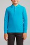 Unisex Children's Polo Neck Long Sleeve Turquoise T-shirt