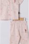 U.S.Polo Assn. Usb2354 Powder Pink Girl's Pajama Set - 3