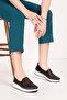 Genuine Leather Comfortable Summer Shoes Kla.15 Black - 8