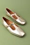 Genuine Leather Daily Classic Ballerinas Ln.4409 - 2