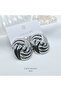 Silver Color Vip Earrings - 4