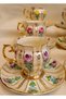 Melistan Porcelain Hand Painted Coffee Cup Set - 8