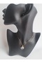 Gold Color World Zircon Stone Star Necklace - 6