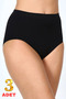 High Waist Seamless Elasticless Kilot Laser Cut Non-Marking (3 Pcs) Women's Panties - 2