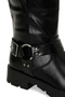 324667.Z 4Pr Black Women's Biker Boots - 7