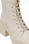 Trx24K-683 4Pr Beige Women's Heeled Boots - 7