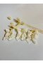 Pearl Detailed Cream Linen Ribbon Ready Bow - 20 Pieces - 2