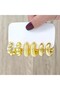 6 Pairs of Multi Gold Earrings Set Multi Pearl Hoop Earrings Multi Combination Earrings Set Women's Earrings - 7