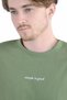Men's Slogan Printed Basic Crew Neck T-Shirt - 4