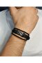 3 in 1 Genuine Leather Bracelet with Infinity Figure