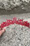 Alejandro Red Bridal Henna Crown Special Day Accessory Women's Crown Hair Accessory - 4
