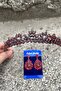 Alejandro Burgundy Bridal Henna Crown Special Occasion Accessory Women's Crown and Drop Shuttle Earring Set - 6