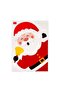 New Year Electrostatic Glass Stickers Santa Claus