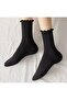 3-Pack Ruffle Detail 3-Color 100% Cotton Women's Socks - 5