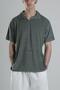 Men's Khaki Summer Terry Cloth T-Shirt Coc1838
