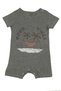 Girl Boy Baby Short Jumpsuit Barbatöz Soft 100% Cotton Fabric Summer Themed 6 Months - 24 Months - 2