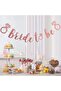 Rose Gold Bride to Be Calligraphy Banner – Sparkling Lettering Banner for Bachelorette Party - 5