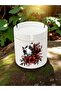 Dog and Flower Printed 3-Piece Ceramic Ashtray Ash Tray - Birthday Gift for Men Women - 3