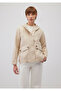 Hooded Beige Jacket Loose Fit / Loose Fit 1110025-70182