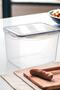 Locked Large Storage Container 10 Liter Gasketed Airtight Storage Container Transparent 20 Cm - 7