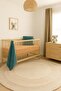 3 Pieces 70 X 120 X 20 cm Mother's Side Elastic Combed Cotton Fabric Baby Bed Sheet - 8