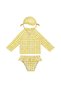 Baby Girl Swimsuit Set with Uv Protection Long Sleeve