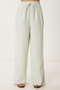 Muslin Palazzo Trousers Water Green Lmx0008 - 3