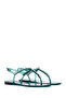 Blue Stoned Ankle Strap Women's Sandals - Flip Flops 24sfe4929pv - 3